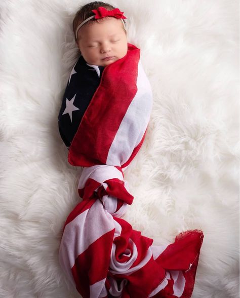 Fourth Of July Newborn, American Flag Newborn Pictures, Newborn Fourth Of July Pictures, Patriotic Baby Photo Shoot, July Newborn Photography, 4th Of July Newborn Pictures, Military Newborn Pictures, Summer Baby Pictures, July Newborn