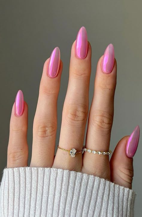 pearl star nails, Autumn Nails, Fall Nails, Fall Nails Colour, Autumn Nail Art, Fall Nail Art, Fall Nail Designs, Earthy Tone Nails Pink Chrome Nails, Cute Pink Nails, Nagellack Trends, Chrome Nails Designs, Spring Nail Trends, Pink Nail Designs, Pink Nail, Minimalist Nails, Nail Arts