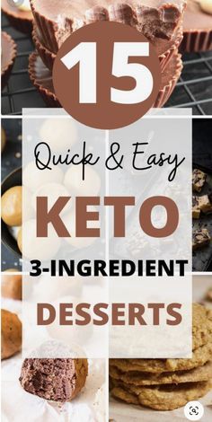 3 Ingredient Desserts, Low Carb Low Fat Recipes, Keto Cream, Keto Friendly Desserts, Keto Brownies, Low Carb Sweets, Keto Dessert Easy, Keto Cheesecake, Low Carb Diet Recipes