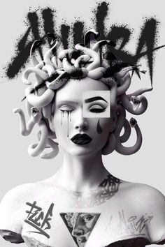 Gorgon Art, Wallpaper Calligraphy, Medusa Gorgon, Medusa Art, Wallpaper 2023, Wallpaper Iphone Wallpaper, Art Parody, Ancient Sculpture, Graffiti Wallpaper