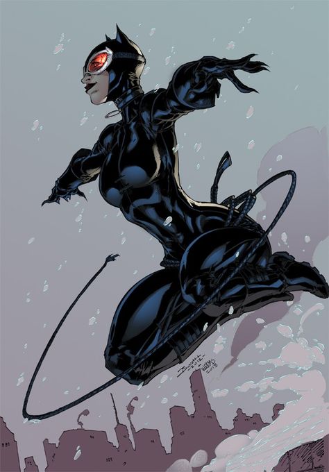 Catwoman Black Cat Woman, Catwoman Comic, Univers Dc, Batman And Catwoman, Cat Woman, Selina Kyle, Arte Dc Comics, Dc Comics Artwork, Bd Comics