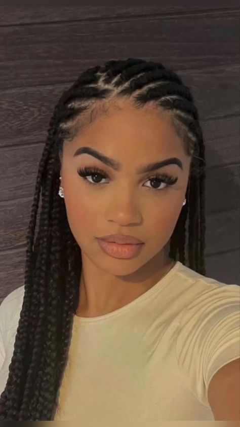 Ethiopian Cornrows, Braided Hairstyles Light Skin, Braids For Round Faces, Small Fulani Braids, Half Head Braids, Mexico Braids, Boho Cornrows, Braided Hairstyles For Black Women Cornrows, Box Braids Hairstyles For Black Women