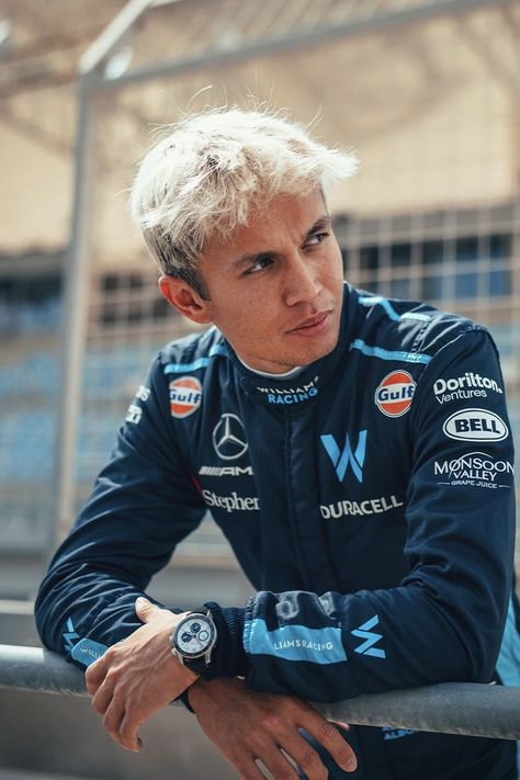 Alexander Albon, Everyday Outfits Summer, Williams Racing, Alex Albon, Gulf Racing, Williams F1, Fitness Fashion Outfits, Formula 1 Car Racing, F1 Formula