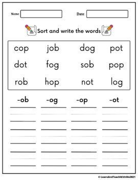 CVC Words Worksheets Short o Kindergarten | Cvc words worksheets, Kindergarten word families worksheets, Cvc worksheets kindergarten Sight Words For Grade 1, Short O Worksheets, 1st Grade Worksheets Free Printables, Short O Words, Class Worksheets, Homeschool Curriculum Planning, Resource Teacher, Kindergarten Word Families, Homeschooling Activities