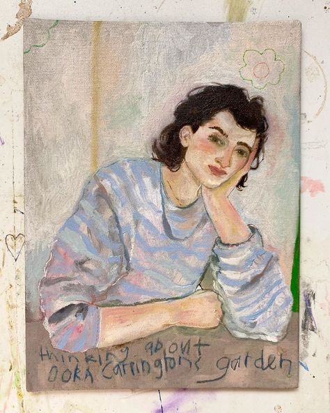 Dora Carrington Paintings, Dora Carrington, Linen Board, Paint Portrait, Bloomsbury Group, Street Art Artists, Home Painting, Women Artists, British Art