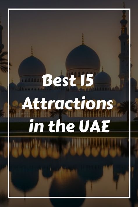 Discover a world of wonder in the United Arab Emirates with our curated list of the top 15 must-visit destinations. Immerse yourself in exotic cultures, marvel at epic architecture, and embark on thrilling adventures that will leave you in awe. Uncover the beauty and diversity of this country as you plan your next unforgettable journey. Unlock endless possibilities and create lasting memories in the enchanting United Arab Emirates. Epic Architecture, Best Countries To Visit, World Of Wonder, Countries To Visit, Cool Countries, Iconic Landmarks, Arab Emirates, United Arab Emirates, Best Places To Visit