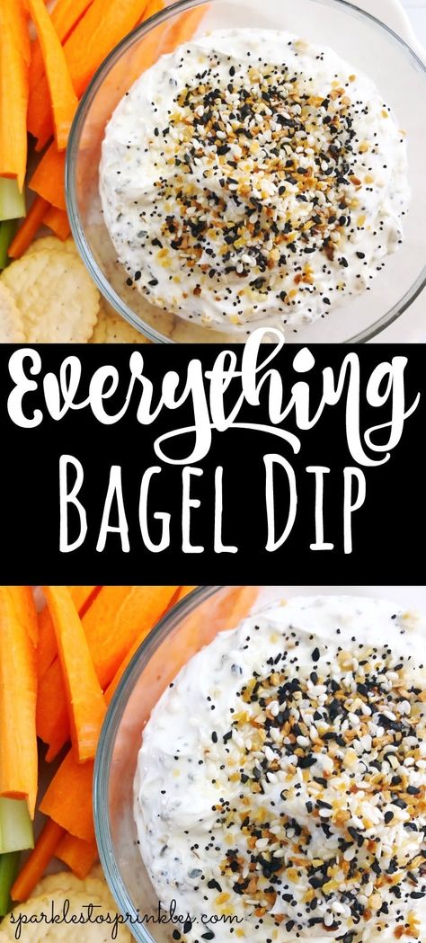 Bagel Seasoning Recipe, Everything Bagel Dip, Bagel Dip, New Years Appetizers, Everything Bagel Seasoning, Bagel Seasoning, Seasoning Recipe, Bagel Recipe, Buffalo Chicken Dip