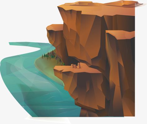 Cliffs Illustration, Cliff Illustration Drawing, Cliff Drawing Reference, Cliff Background, Cliff Edge Illustration, Rock Cliff Drawing, Cliff Reference, Cliff Art, Cliff Illustration