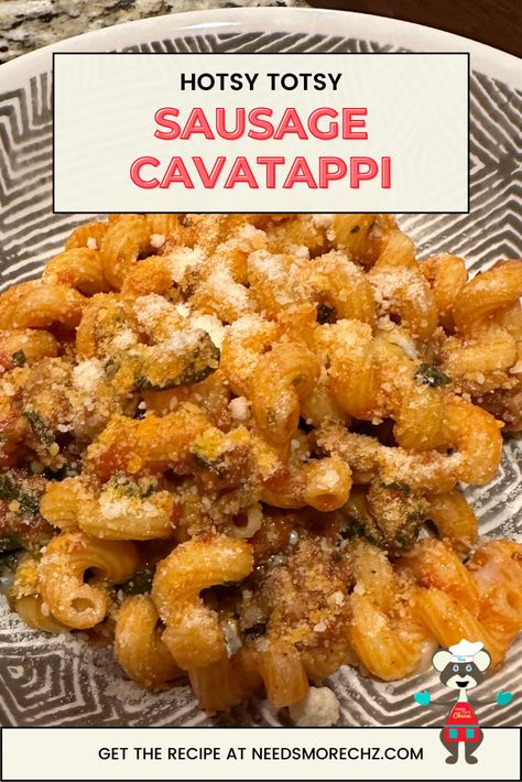 Creamy Cavatappi Pasta, Capatavvi Pasta, Cavatappi Pasta Recipes Dinners, Easy Cavatappi Pasta Recipes, Cavapati Pasta Recipes, Sausage Cavatappi, Baked Cavatappi, Cavatappi Pasta Recipes, Hamburger Pasta Recipes