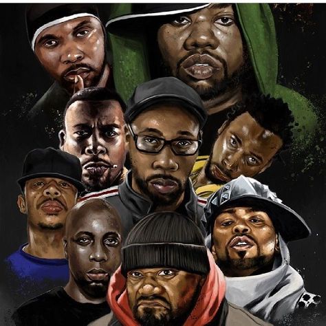 Wu Tang Clan, Wu Tang, Black Men, Hip Hop, Black