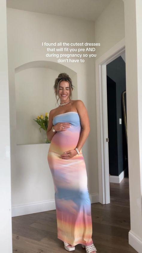 Shop Elula Maxi Dress and other curated products on LTK, the easiest way to shop everything from your favorite creators. Bump Style Spring, Chic Pregnancy Outfits, Baby Milk Bath, Modern Mom Style, Modern Maternity, White Flowy Dress, White Bodycon, Bump Style, White Bodycon Dress