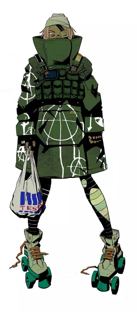 Jamie Hewlett (Gorillaz, Tank Girl) Inspo Album - Imgur Jamie Hewlett Art, Jamie Hewlett, Gorillaz Art, Laser Tag, 캐릭터 드로잉, Post Apocalypse, Arte Sketchbook, Tank Girl, Character Modeling