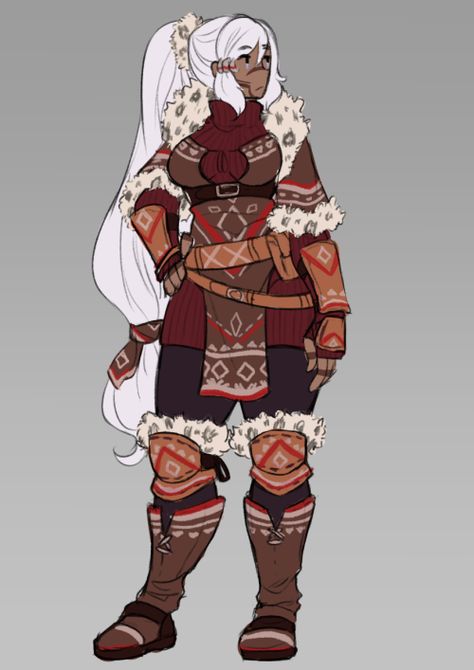 Nordic Character Design, Winter Character Design, Viking Oc, Cats Coffee, Pathfinder Character, Art Twitter, Dungeons And Dragons Characters, Dnd Art, Fantasy Armor