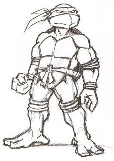 Ninja Turtles Art Draw, Ninja Turtle Drawing, Turtle Sketch, Drawing Superheroes, Comic Book Art Style, The Turtles, Star Wars Drawings, Graffiti Style Art, Art Drawings Sketches Pencil