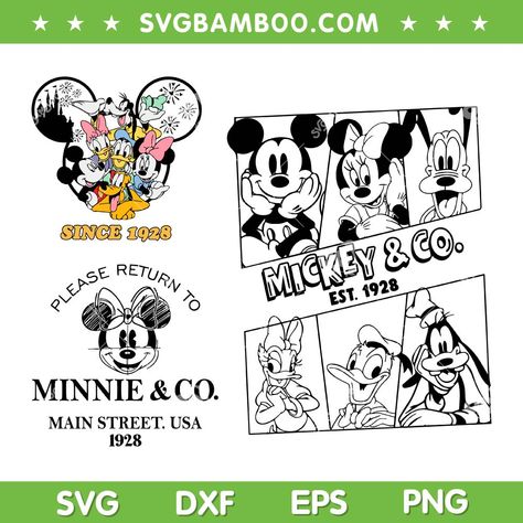 Disney Mouse, Mickey And Friends, Mickey Minnie, True Colors, Clip Art, Make It Yourself, Disney