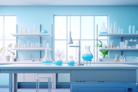 Science Lab Background, Lab Background, Laboratory Background, Laboratory Idea, 3d Architecture, Laboratory Science, Science Lab, Earth Science, Ariel