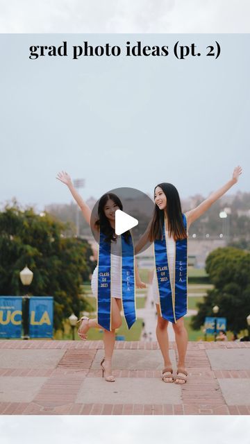 MEILI ZHANG on Instagram: "Part 2 of grad photo ideas & posing tips! 🎓🤍
Don’t forget to save this post for your grad season ✨

(This video is a shortened & sped up version of my video due to the time limit - the full video is on my TT!)

Photography by @tea.ah 📸
•
•
•
•
•
•
•
•
•
•
#graduationpictures #graduation #graduationphotoshoot #graduationphotography #graduationphotos #gradphotos #graduationparty #seniorpictures #seniorportraits #seniorphotos #portraitphotography #posingtips #poseideas #photoshootideas #graduationdress #ucla #photographytips" Grad Photo Ideas, Masters Degree Graduation, Degree Graduation, Graduation Photography, Time Limit, Graduation Photoshoot, Posing Tips, Grad Photos, Graduation Photos