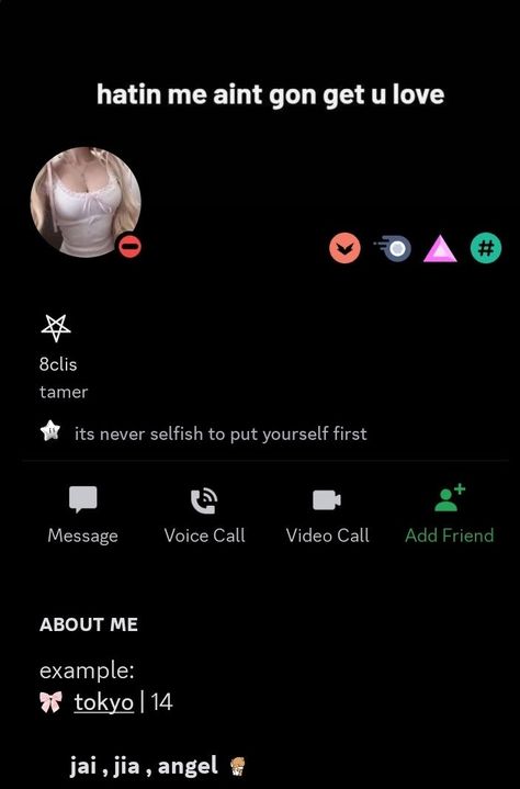 About Me Examples, Discord Users, User Ideas, Discord Themes, Cool Pfps For Discord, Dc Pfp, Aesthetic Discord, Discord Me, Discord Profile