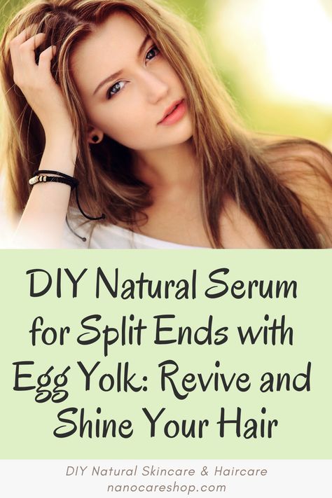 In this article, we present a powerful DIY natural serum for split ends, featuring the key ingredient of egg yolk. With this exceptional serum, you can revive and shine your hair, bidding farewell to those pesky split ends and welcoming healthier, more lustrous locks. Crafted with care and simple, natural ingredients like honey, olive oil, and the star, egg yolk, this serum offers an effective and easy-to-make remedy right in the comfort of your own home. Home Made Hair Serum, Diy Haircare, Makeup Artist Business, Split Hair, Artist Business, Family Food, Hair Serum, Diy Natural Products, Split Ends