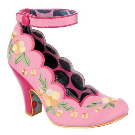 Sale | View All | Irregular Choice Nature Heels, Happy Shoes, Floral Pumps, Irregular Choice Shoes, New Flowers, Pink High Heels, Ballerina Shoes Flats, Kawaii Shoes, Spring Blossoms