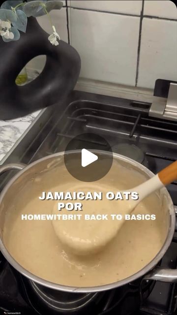 Healthy Game Changer on Instagram: "#The🪝neverlies 
Are you porridge obsessed ? I think most of my followers are because your girl has been making porridge for the longest and everyday I get a new request! 😅 who would’ve thought porridge would have such an impact…

🎥by @homewitbrit
🫵🏾 Go Follow ☝🏾👉🏾 @Thehooklinesinker

On a serious note, nothing beats a good bowl of oats porridge! This takes 30 mins tops to make and nevertheless Keeps you full for half of century… I must say growing up this wasn’t always a fave, I think we preferred the more cultural porridges but this was still a fave of mine 🥹

FULL RECIPE BELOW ⬇️

SHOPPING LIST
3-4 cups of water 
3 cups of oats - I used @tropicalsunfoods 
Cinnamon or Bay Leaf
1/2 cup lasco (optional)
1/2 tsp salt - a pinch
1 cup evaporated mil Jamaican Breakfast, How To Make Porridge, Oats Porridge, How To Get Thick, Bay Leaf, Jamaican Recipes, My Followers, Milk Cow, Your Girl