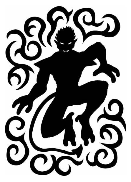 Tribal Silhouette Nightcrawler by andydiehl.deviantart.com on @deviantART Nightcrawler Tattoo, X Men Tattoo, Profile Foto, Nightcrawler Art, Nightcrawler Marvel, X Men Evolution, Men Tattoo, Desenho Tattoo, Best Tattoo Designs