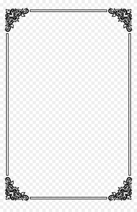 Frame Design Transparent, Boder Degin Png, Word Border Design, Black And White Border Template, Photo Frame Border Design, Black And White Border Designs, Photo Border Design, Frame Border Design Png, White Border Png