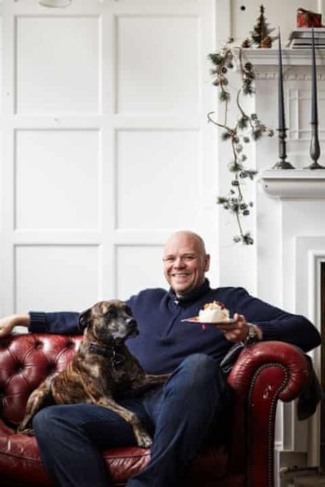 Tom Kerridge’s 10 dishes of Christmas | Chefs | The Guardian Coloured Sofa, Tom Kerridge, Baked Camembert, Festive Recipes, Chantilly Cream, Burgundy Colour, Christmas Prep, Fruit Compote, Stuffing Mix