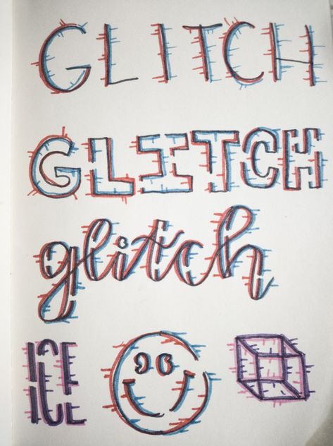 Glitch Lettering, Glitch Font, Text Drawing, Spiderman Art Sketch, 6th Grade Art, Bullet Journal Doodles, Journal Doodles, Spiderman Art, Art Sketch