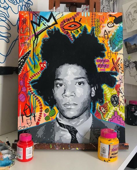 Jm Basquiat, Basquiat Art, Art Alevel, A Level Art Sketchbook, Afrocentric Art, Dope Art, Hippie Art, Art Inspiration Painting, Painting Art Projects