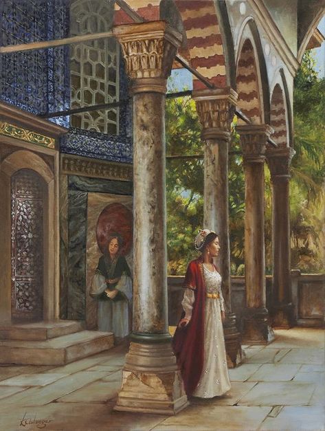 Ottoman Turks, Byzantine Empire, Islamic Paintings, Arabic Art, Turkish Art, Islamic Design, History Photos, Arabian Nights, Ottoman Empire