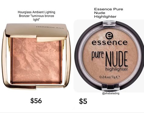 Hourglass Ambient Lighting bronzer “luminous bronze light” dupe essence pure nude highlighter #makeup #makeupdupes #dupe #dupealert #makeuplover Hourglass Bronzer, Lily Collins Style, Hourglass Ambient, Bronze Lighting, Highlighter Makeup, Lily Collins, Ambient Lighting, Makeup Products, Bronzer