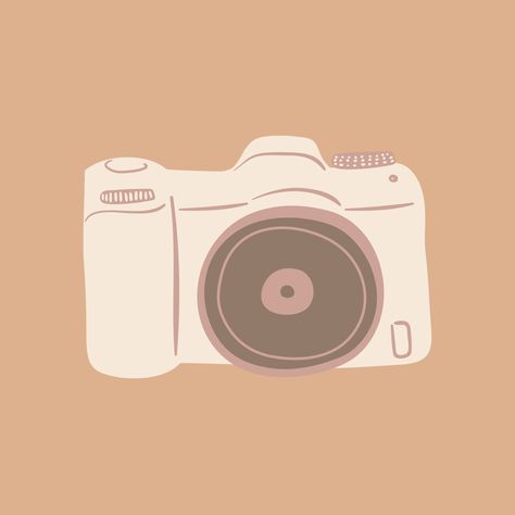 Tan Instagram Icon, Beige Camera Icon, Neutral App Icons Camera, Light Brown Camera Icon, Light Brown Pinterest Icon, Camera Icon, Instagram Editing, Ios App Icon Design, Ios App Icon