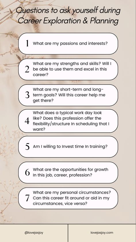 Career, career mistakes to avoid, career advice, career tips, career planning, career exploration Finding A New Career, Career Questions To Ask Yourself, How To Decide On A Career, Career Coaching Questions, Career Prompts, Career Counseling Activities, Vision Board Career Dream Job, Adulting Challenge, Career Goals Examples