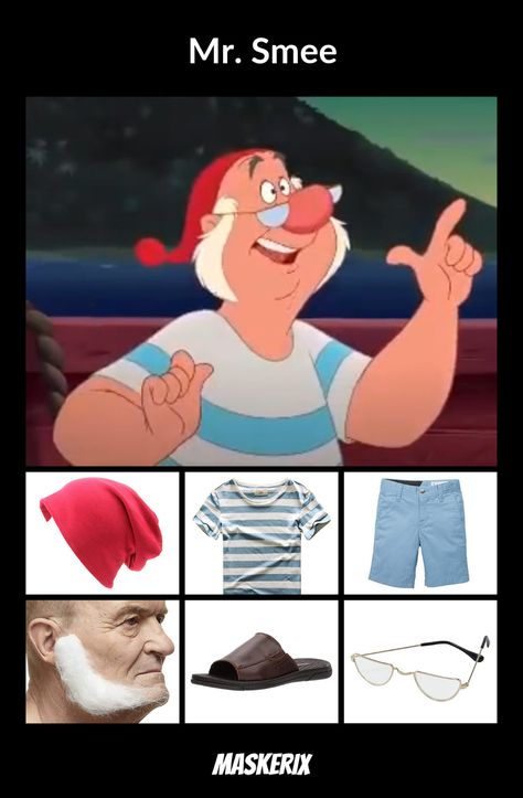 Inspiration & accessories for your DIY Mr. Smee halloween costume idea #mrsmee #peterpan #captainhookcostume #disney #diydisneyhalloweencostumesforteens #diydisneycostume #disneycostumes #captainhook #costumeparty #costumedesign #halloweencostumeideas #disneyhalloweencostumes #halloweencostumesdiy #diydisneyhalloweencostumes #costume #halloweencostumes #halloweencostume #costumes #doityourself #diycostume #diytutorial #costumeidea #costumediy #groupcostume #couplecostume #familycostume Diy Smee Costume, Captain Hook And Mr Smee Costume, Captain Hook And Smee Costume Diy, Mr Smee Costume Women, Hook And Smee Costume, Smee Costume Women, Disney Adult Costumes Diy, Movie Character Costumes Diy, Mr Smee Costume