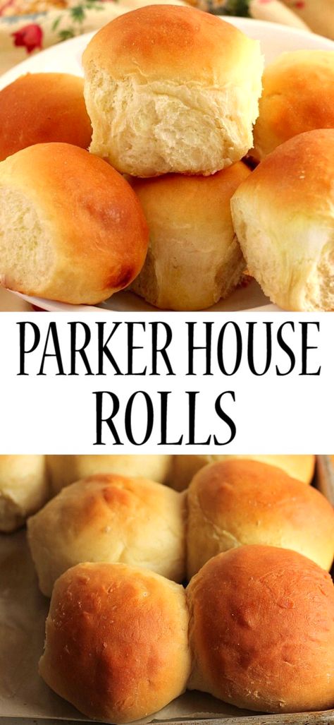 Parker House Rolls, make and enjoy them.  It’ll make you feel very Betty Crocker-ish.   Homemade goodness from our house to yours, Enjoy! Dinner Rolls Recipe Homemade, Rolls Dessert, Parker House Rolls Recipe, Dessert Rolls, Homemade Yeast Rolls, Sweet Dinner Rolls, Parker House Rolls, Homemade Rolls, Yeast Breads