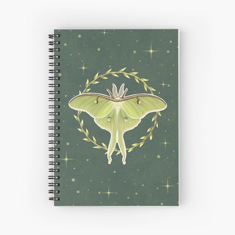 Get my art printed on awesome products. Support me at Redbubble #RBandME: https://www.redbubble.com/i/notebook/Luna-Moth-Wreath-and-Stars-by-JennDePaolaArt/163848351.WX3NH?asc=u Lunar Moth Painting, Luna Moth Poster, Moth Wreath, Luna Moth Painting Acrylic, Luna Moth Art The Moon, Lunar Moth Watercolor, Luna Moths, Lunar Moth, Line Graphs