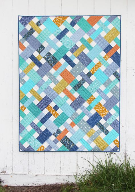 A Picnic in Blues | Cluck Cluck Sew Picnic Pattern, Lap Quilt Size, Homemade Machine, Bed Quilts, Cluck Cluck Sew, Chicken Quilt, Quilt Blocks Easy, Picnic Quilt, The Picnic