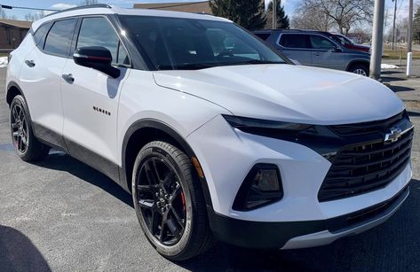 2022 White Chevy Blazer, Chevy Blazer 2022, White Chevy Blazer, Cabin Luxury, Supernatural Dr, Mustang Girl, Cars Aesthetic, New Chevy, Duramax Diesel