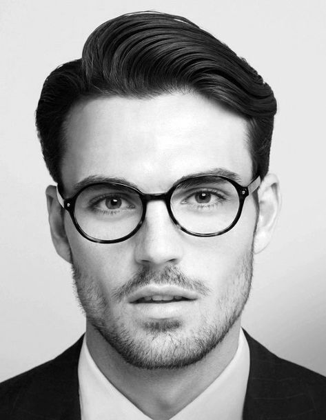 Hairstyles For Thick Straight Hair Men Men's Hairstyle, Mens Haircuts, Men's Haircuts, Men Haircut, Men's Hairstyles, Mens Hair, Wearing Glasses, Hairstyles For Men, Side Part