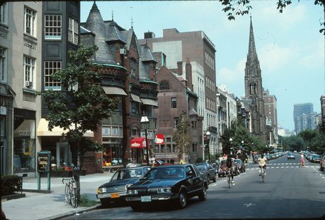 Newberry Street, Back Bay, Boston August 1985 | Todd Jacobson | Flickr Boston 1980s, Aesthetic 60s, Boston Street, Boston Aesthetic, The Long Halloween, Places In Boston, Back Bay, Skate Park, Photo L