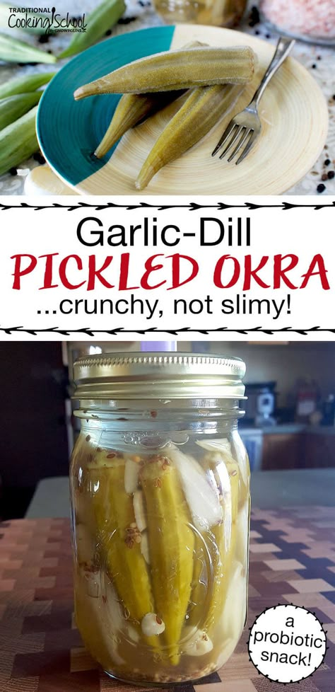 Fermented Okra Recipe, How To Make Pickled Okra, Pickled Okra Recipe Canning, Fermented Okra, Pickling Okra, How To Pickle Okra, Pickles Okra, Pickled Okra Recipe, Pickled Okra Recipes