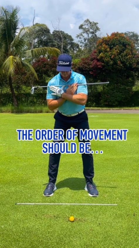 The order of movement is key in reversing the pattern ------------------------------ 🏌️‍♂️ Don't let your golf game become boring. 👇Click B… | Instagram Fitness Bodies, Golf Backswing, Golf Pictures, Golf Techniques, Golf Stance, Golf Inspiration, Golf Stuff, Golf Drills, Golf Rules