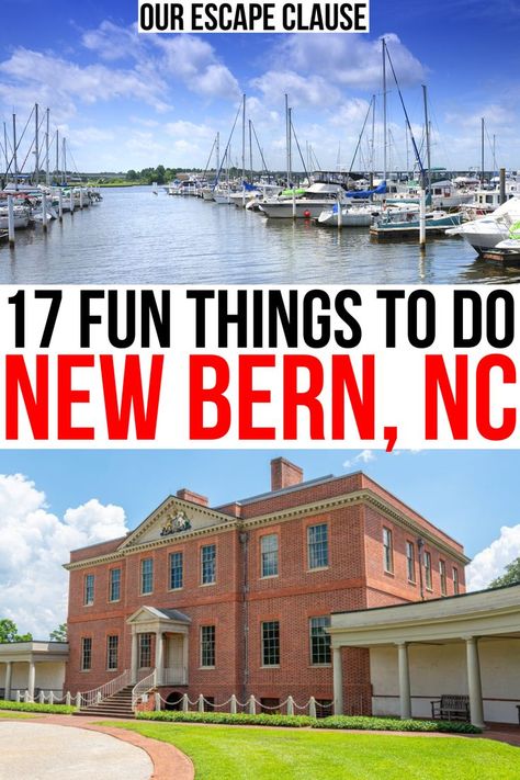 Looking for the best activities in New Bern? North Carolina's second-oldest city has plenty to offer, from Tryon Palace to the Birthplace of Pepsi, and much more! best things to do new bern nc | what to do in new bern north carolina | north carolina new bern | new bern travel blog | new bern things to do | best attractions new bern nc Tryon Palace, New Bern North Carolina, Eastern North Carolina, Nc Beaches, Southern Travel, Rv Parks And Campgrounds, North Carolina Travel, Paradise Travel, Virginia Travel