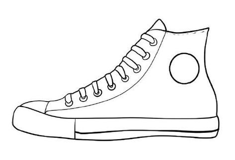 Pete Pete The Cat Shoes, Shoes Coloring, Converse Drawing, Shoes Clipart, Shoe Template, Sneakers Drawing, Pete The Cats, 동화 삽화, Cat Steps