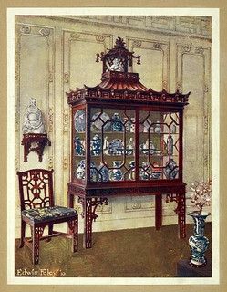 013-The book of decorative furniture, its form, colour, & history (1911)- Edwin Foley | by ayacata7 Traditional Chinese Decor, China Exhibition, Chippendale Furniture, Chinese Chippendale, Chinese Decor, Asian Decor, A4 Poster, Century Furniture, Vintage Postcards