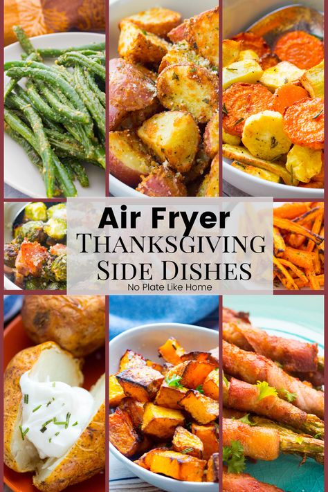 Airfryer Thanksgiving Recipes, Air Fryer Thanksgiving Sides, Air Fryer Thanksgiving Recipes, Side Dishes Air Fryer, Thanksgiving Sides Dishes, Air Fryer Thanksgiving, Healthy Thanksgiving Sides, Turkey Tenderloin, Sides Dishes