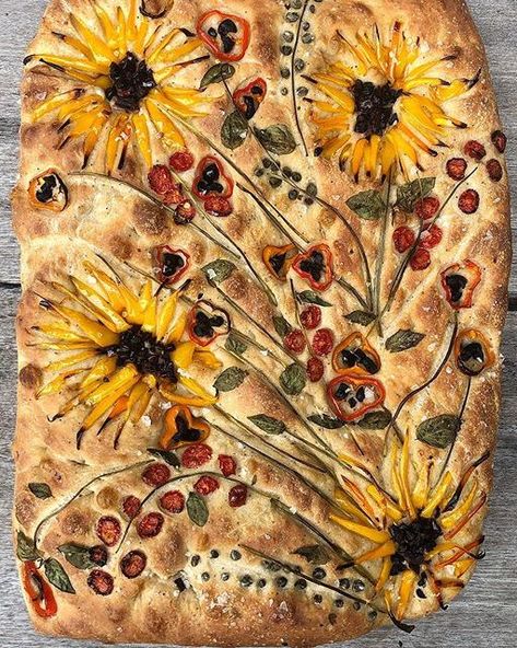 Foccacia Bread, Veggie Patties, Focaccia Bread Recipe, Bread Art, Cranberry Cookies, Focaccia Bread, Pastry Art, Dessert Bread, Sandwich Bread