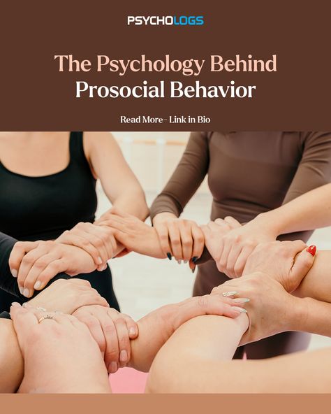 Prosocial actions are those that have the intention of assisting others. Concern about the rights, feelings, as well as welfare of others characterizes these acts. Prosocial behavior encompasses a wide range of actions, such as sharing, cooperating, comforting, and helping. #altruism #gratitude #helpingnature #kindness #learning #loneliness #moralvalues #prosocialbehavior #researchers #socialbehaviour #psychologywellbeing #psychologsmagazine Moral Values, Social Behavior, Psychology, Acting, Feelings