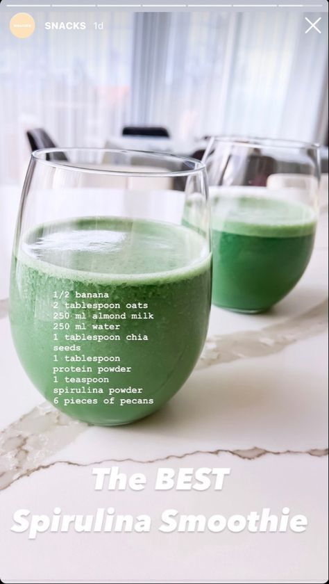 Spirulina Recipes Food, Benefits Of Spirulina Powder, Spiriluna Recipe, Smoothies With Spirulina Powder, How To Use Spirulina Powder, Green Spirulina Recipes, Chlorella Recipes, Spirulina Benefits For Women, Spirulina Smoothie Recipes